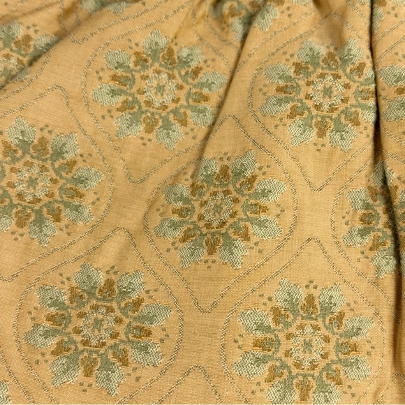 Vintage Wood Handle Fabric Tapestry Purse Handbag Retro Cottagecore Prairie - Picture 5 of 7